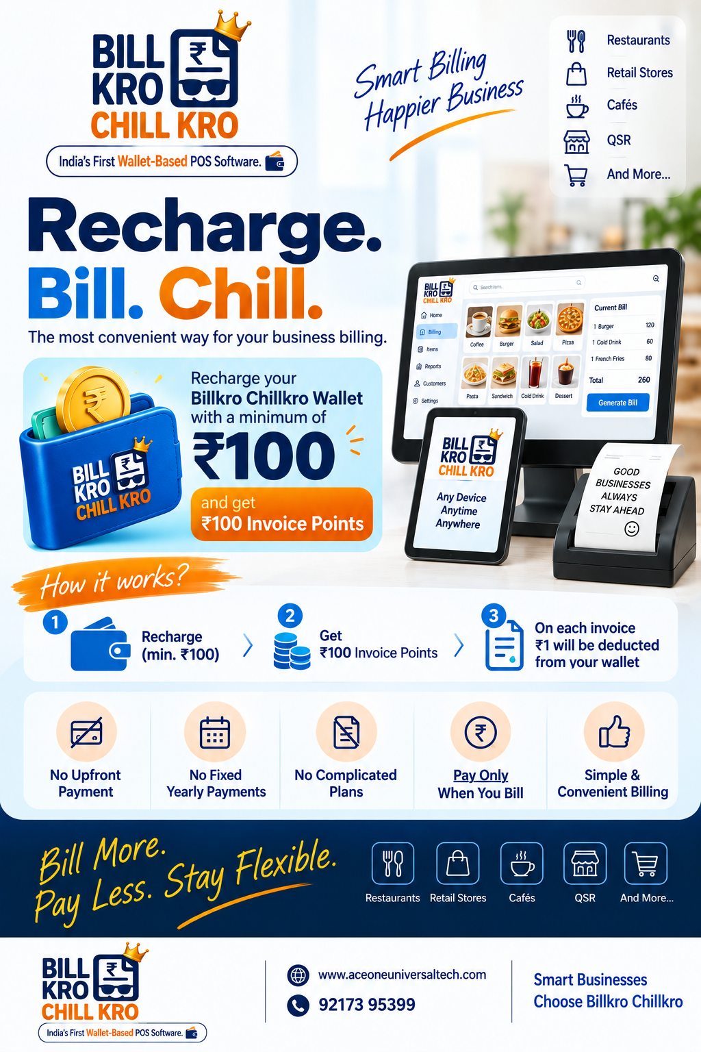 Billkro Chillkro Wallet Based POS Software